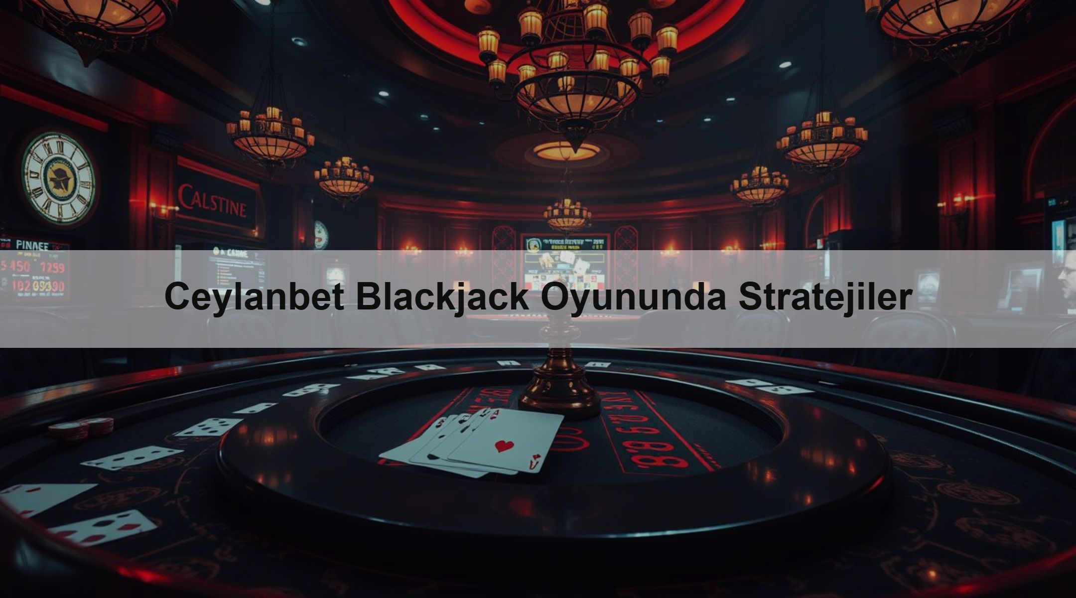 Ceylanbet Blackjack Oyununda Stratejiler